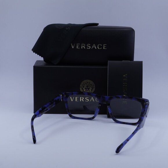 Versace VE3354F 5460 Rectangle Eyeglasses 55mm – Top Black/Havana Blue - Picture 10 of 10
